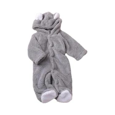 Imagem de Macacão De Manga Longa Para Bebês Meninos E Meninas Com Estampa De Urs