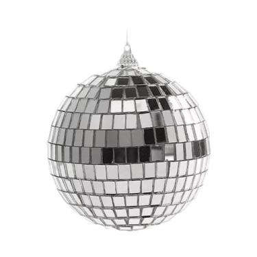 Imagem de Bola Espelhada Prateada 4D 20PCS Decoração Para Árvore De Natal Para F