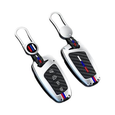 Imagem de Capa Para Chave De Carro Hyundai Santa Fe Sport Ix45 Equus Genesis G80