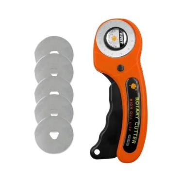Imagem de Cortador Rotativo De Couro 45MM Com Lâmina Circular Para Artesanato, C