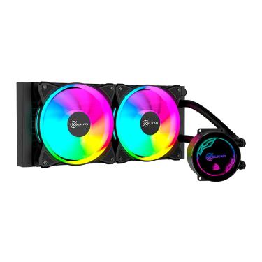 Imagem de Water Cooler Kalkan Iota V2 240 RGB 240mm ARGB Preto