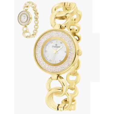 Imagem de Relógio Champion Feminino Ref: Cf26008h Bracelete Dourado