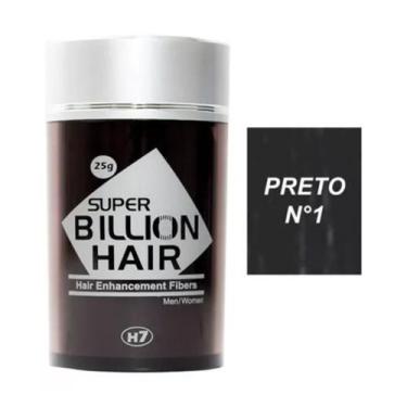 Imagem de Super Billion Hair Maquiagem Capilar Disfarça Calvície Fibra de Querat