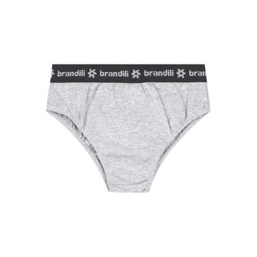 Imagem de Cueca slip infantil menino em cotton Brandili