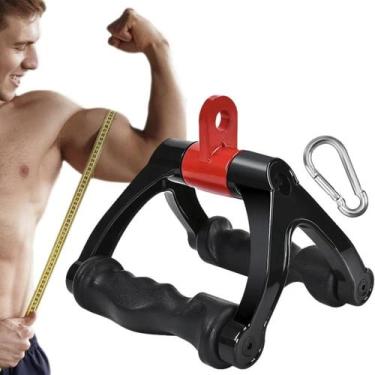 Imagem de Puxador Triangulo Academia Pegada Anatomica Giro 360 Treino Musculaçao