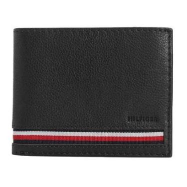 Imagem de Carteira Tommy Hilfiger Milled Passcase Preto-Unissex