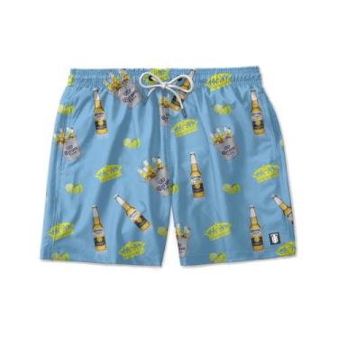 Imagem de Short Praia Tactel - Use Master, Azul claro, P