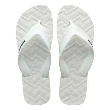 Imagem de Chinelo Havaianas Track Waves, Branco, 39/40