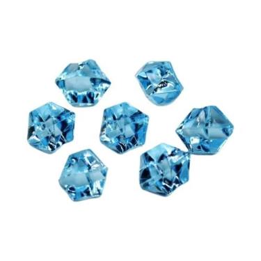 Imagem de Pedras De Plástico Falsas Multicoloridas Em Formato De Gelo Triturado,