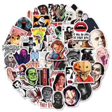 Imagem de Pacote de adesivos Horror Movie Anime Mashup 50 unidades de 4-8 cm - y