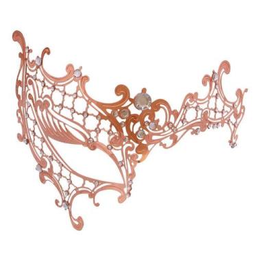 Imagem de Máscara de cosplay Fantasia de Halloween em ouro rosa de um olho - yiw