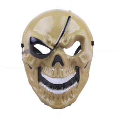 Imagem de Máscara de cosplay, pirata assustador, decoração de festa de Halloween