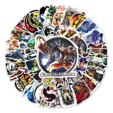 Imagem de Pacote de adesivos Mortal Kombat Mortalss Anime Waterproof Vinyl - yiw
