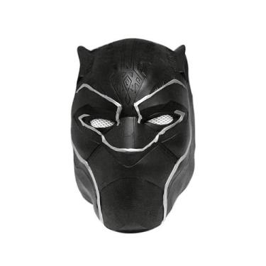 Imagem de Máscara de Halloween Black Panthers Cosplay, chapéu de látex - yiweisa