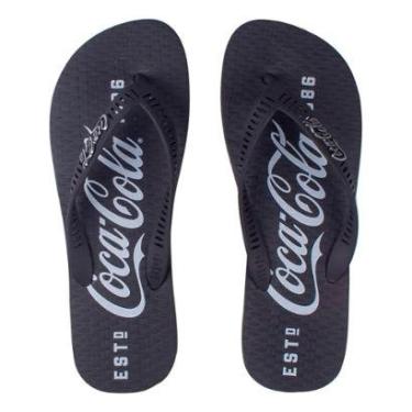Imagem de Chinelo Adulto Masculino Coca Cola Detalhe Correia CC1315-Masculino