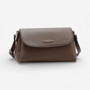 Imagem de Bolsa Feminina Chenson Transversal Marrom-Feminino