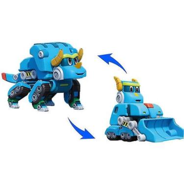 Imagem de Bonecos de ação Gogo Dino Rex Tran Deformation ABS para crianças - Zho