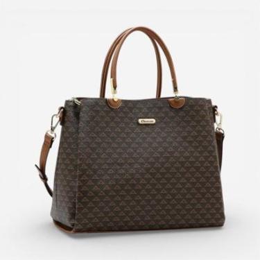 Imagem de Bolsa Feminina Chenson Mão New Elemento Gráfico Café-Feminino