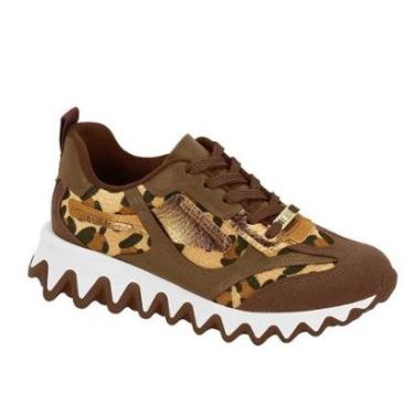 Imagem de Tênis Vizzano Sola Contornada Animal Print 1451103 Cor:;Tamanho:38;Gênero:Feminino-Feminino
