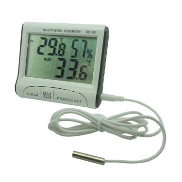 Imagem de Termômetro Digital Interno Externo Umidade Relativa - OEM