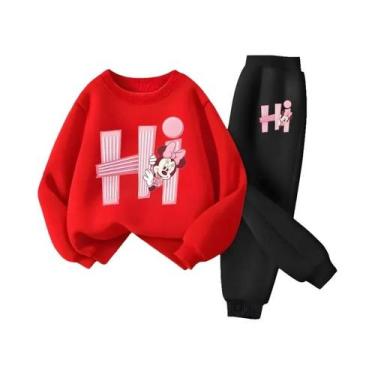 Imagem de Conjunto De Moletom Casual De Duas Peças Com Capuz E Calça De Manga Co