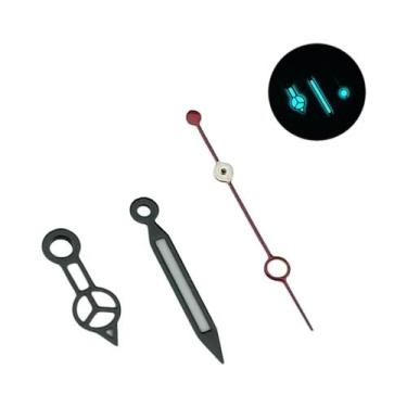 Imagem de Ponteiros De Relógio Luminosos Verdes Para Movimento Automático NH35 N