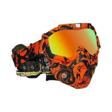 Imagem de Máscara De Capacete De Motocross Respirável E À Prova De Poeira Para M