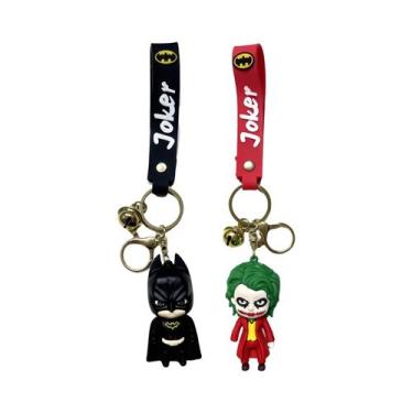 Imagem de Chaveiro De Anime Marvel Batman Joker, Pingente Fofo Da Série Hallowee