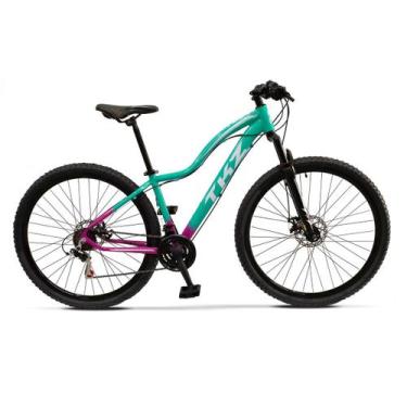 Imagem de Bicicleta Mountain Bike TKZ Fuji Aro 29 em Alumínio 21v, Verde aniz, R
