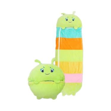 Imagem de Saco De Dormir De Pelúcia Infantil Com Almofada, Quente E Macio, Prese