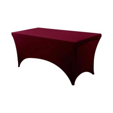 Imagem de Toalha De Mesa De Spandex Elástica Lavável E Resistente a Rugas, Capa 