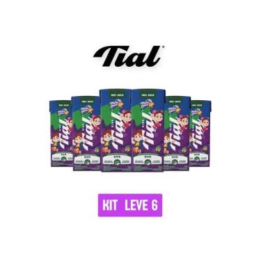 Imagem de Suco tial kids 100% uva maria clara e jp 200ml - kit 6 unid