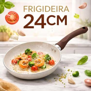 Imagem de Frigideira Antiaderente Revestimento Nanocerâmico Fogão Indução - - Vi