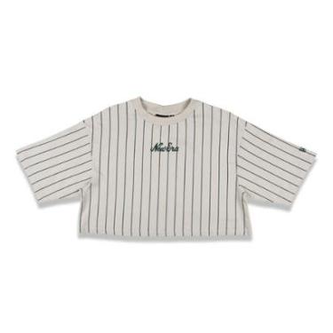 Imagem de CAMISETA NEW ERA REGULAR BRANDED BEGE-Feminino
