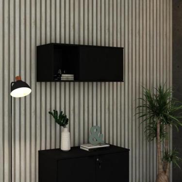 Imagem de Armário Aéreo C/Nicho e Porta Basculante 35x80x35cm - Metalig