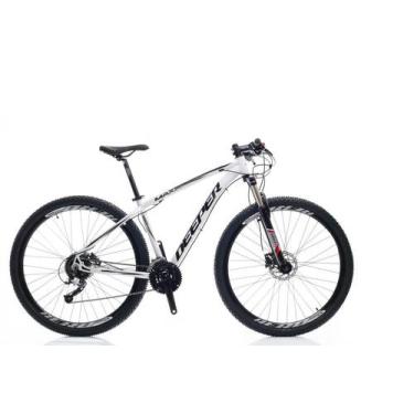 Imagem de Bicicleta Aro 29 Deeper 24 Marchas Shimano Tourney MTB, 15", Branco