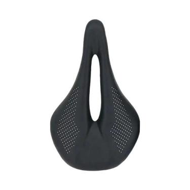 Imagem de Selim De Carbono Super Leve 96g Elitaone MTB 240x143/155mm Para Bicicl