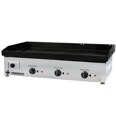 Imagem de Chapa Elétrica Venâncio Em Aço Carbono Com Espessura De 4mm 220v Ce80 14265