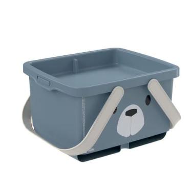 Imagem de Caixa Organizadora De Fraldas Urso Azul Plasutil