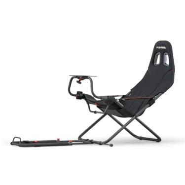 Imagem de Playseat Simulador de corrida Challenge Cockpit | Dobrável e ajustável | para corrida de Sim de alto desempenho | Compacto e flexível | Suporta todos os volantes e pedais | para PC e console