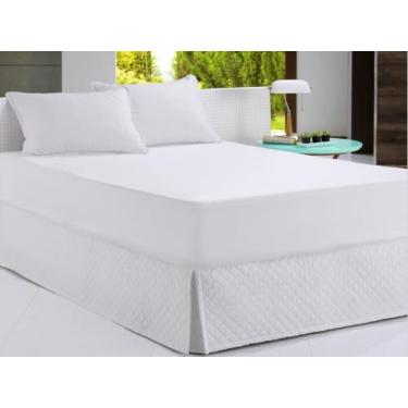 Imagem de Protetor de Colchão Queen c/ Elástico Malha Slim Impermeável Altenburg
