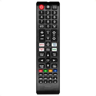 Imagem de Controle Remoto Compatível para TV Samsung Smart LED com Netflix Prime