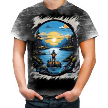 Imagem de Camiseta Desgaste Pesca Esportiva Peixes Azul Paz 9 - Kasubeck Store®,