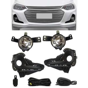 Imagem de Kit Farol de Milha Neblina Chevrolet Onix e Onix Plus Sedan 2020 2021 