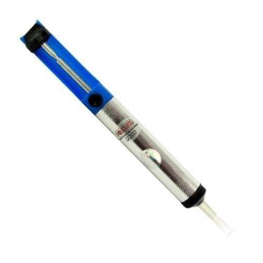 Imagem de Sugador de Solda 17864 Eficiente para Remover Excessos Azul Foxlux