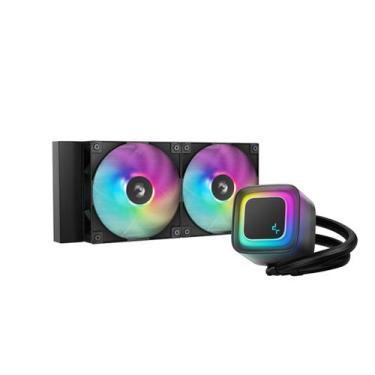Imagem de Water Cooler DeepCool LE 240 V2 RGB 240mm - (AMD / INTEL) - Preto - R-