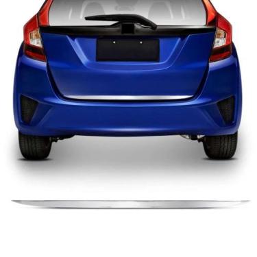 Imagem de Friso Resinado Honda New Fit 2015 A 2018 Porta Malas Cromado 5136 - Re
