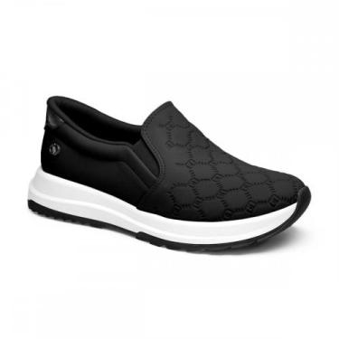Imagem de Tenis Dakota D2113 Slip On Calce Fácil Feminino, Preto, 36