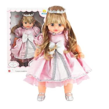 Imagem de Boneca Addara Princesa com Tiara Que Fala - Anjo Brinquedos
