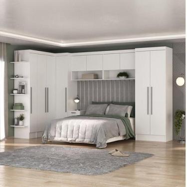 Imagem de Quarto Completo Viena 10 Portas 6 Gavetas 7 Peças Espresso Móveis